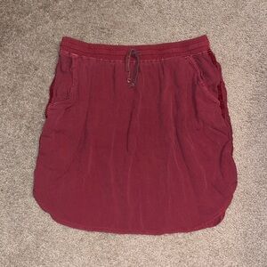Anthropologie Mauve Relaxed Skirt